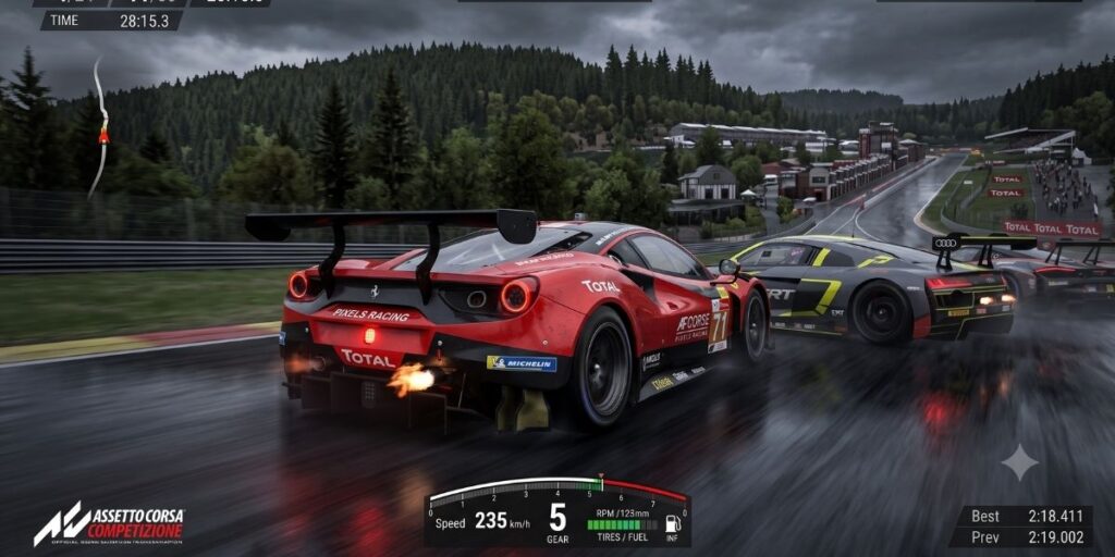 Assetto Corsa Competizione is the ps5 racing games