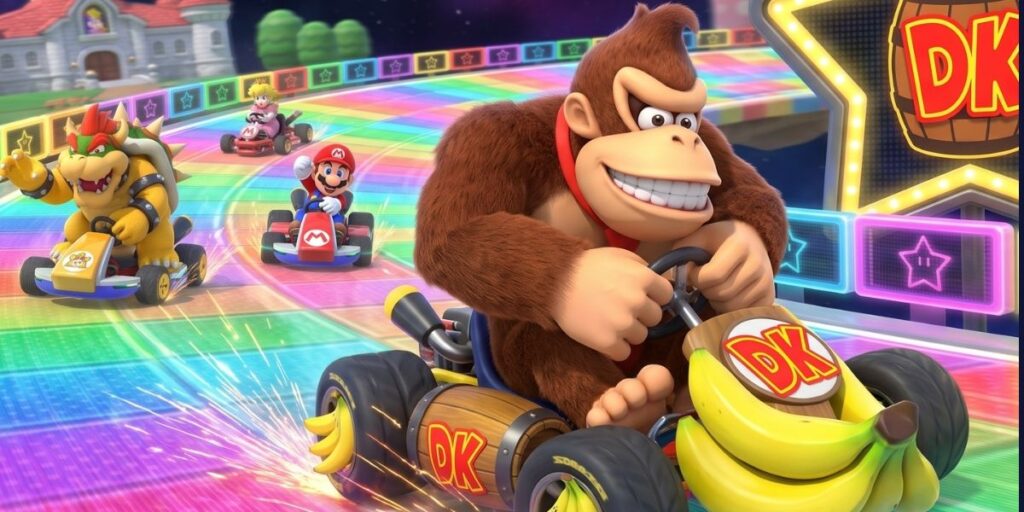 Donkey Kong mario kart characters