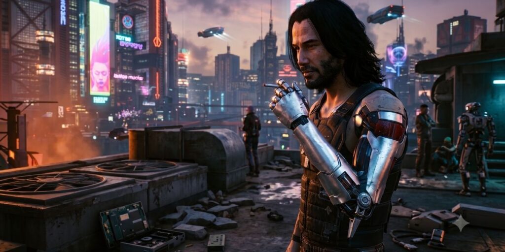 Johnny Silverhand from cyberpunk 2077