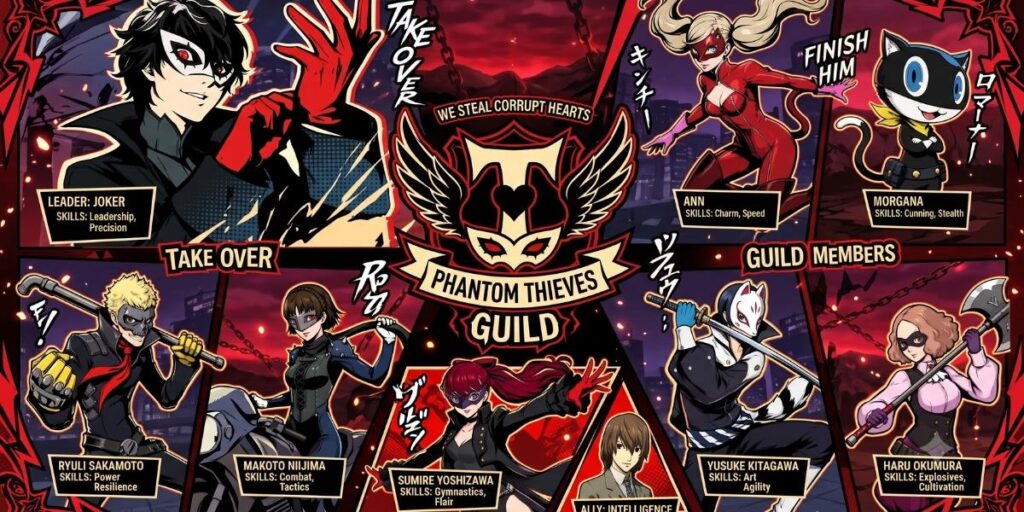 persona 5 royal thieves guild