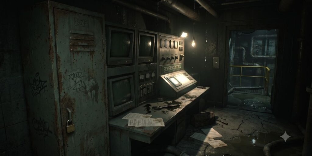 re2 safe codes control room