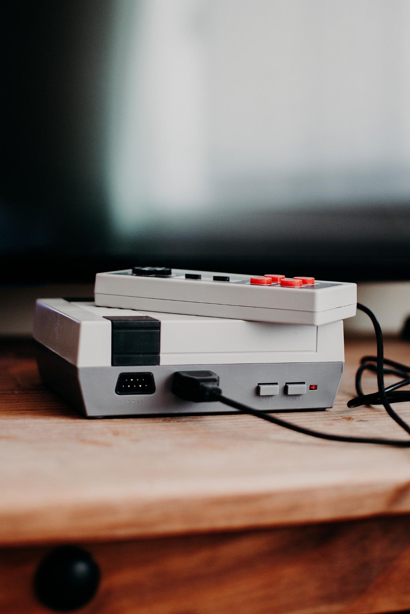Old Nintendo console
