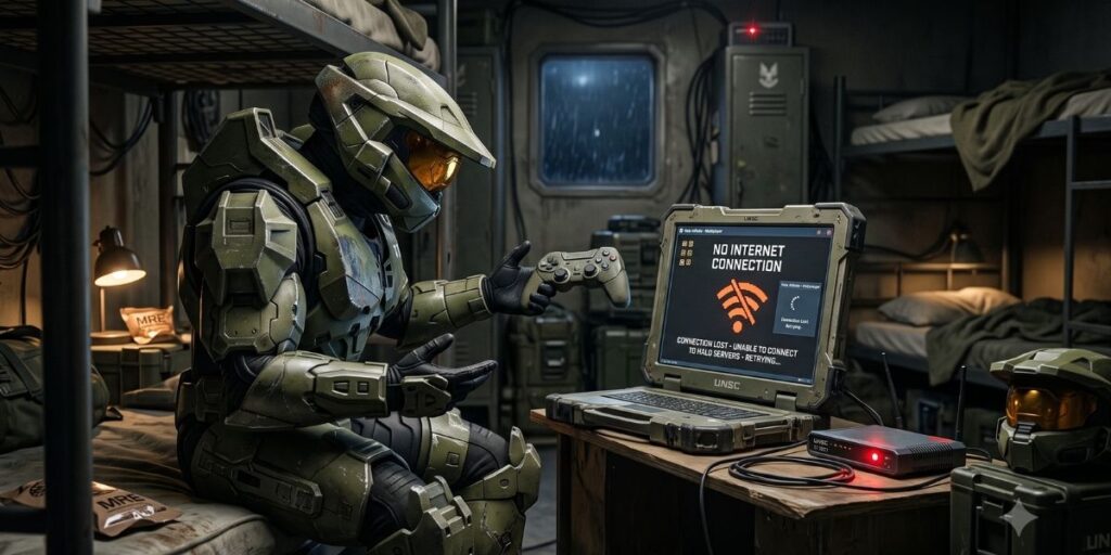 Halo hero with no wifi