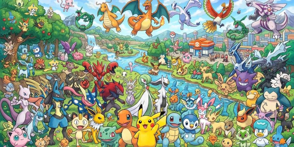 All pokemon characters