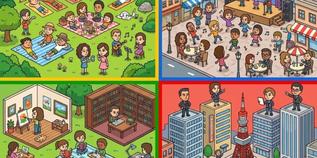 tomodachi life personalities four groups
